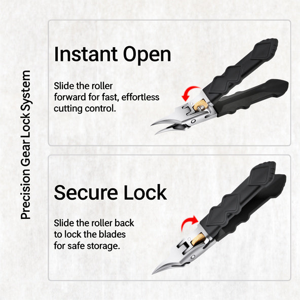 GripLock Pro™ Sharp Grip Nail Clipper Set