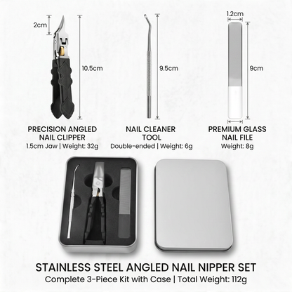 GripLock Pro™ Sharp Grip Nail Clipper Set
