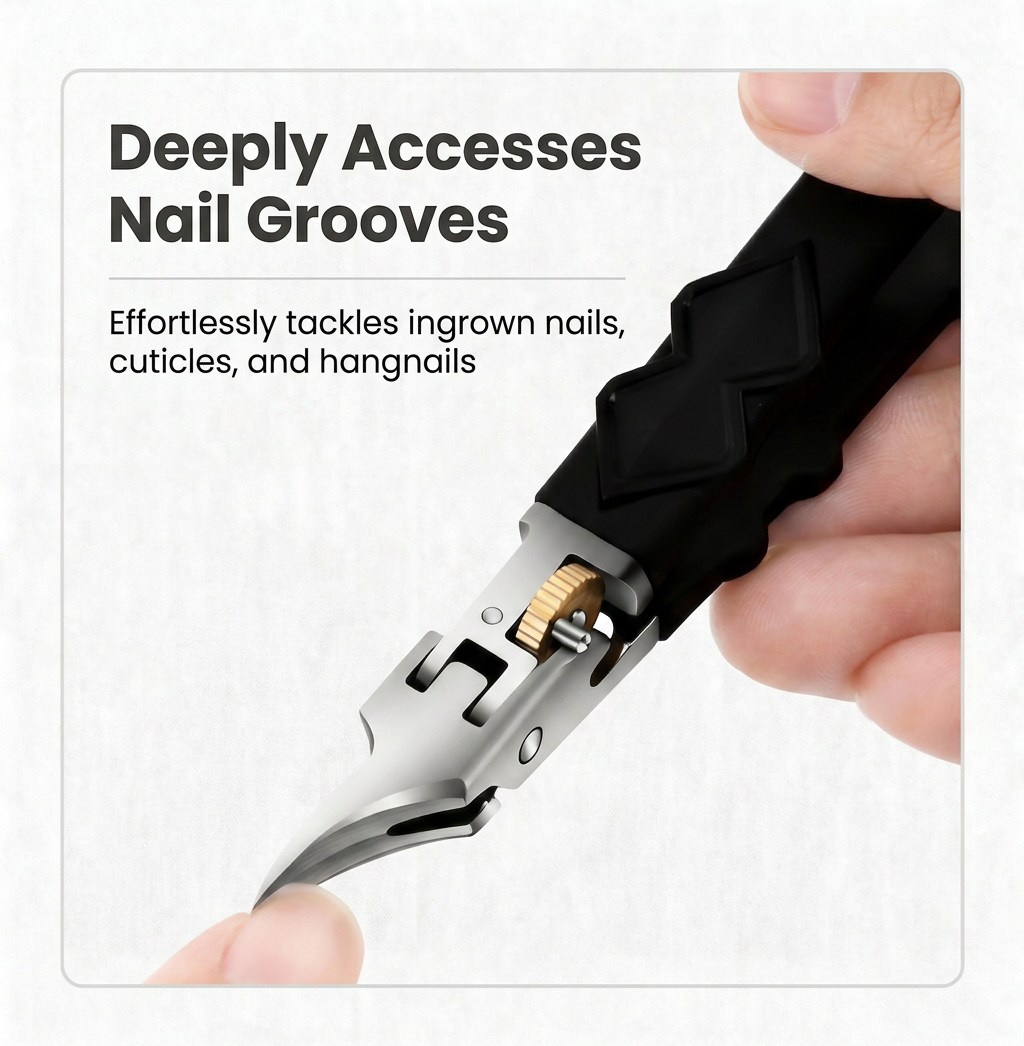 GripLock Pro™ Sharp Grip Nail Clipper Set