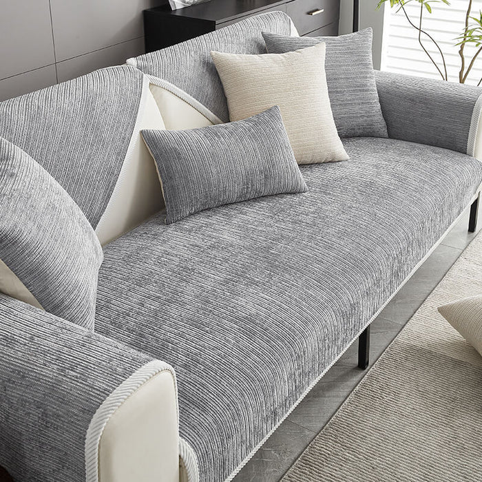 GripStay Chenille Sofa Cushion - main product view of chenille sofa cover