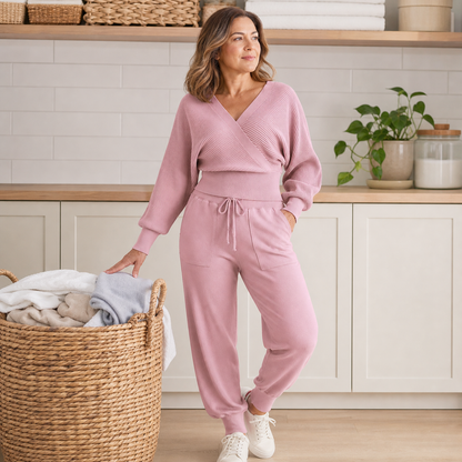 Guendalina Baraldi™ Ribbed Lounge Set for Effortless Comfort