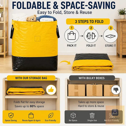 HaulGuard™ Waterproof Storage Bags for Tidy Moves