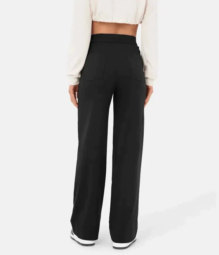 Adona™ Elasticated high-waisted trousers