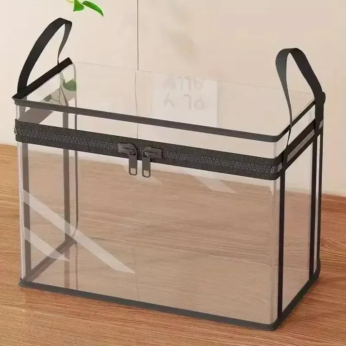 HomeVault™ Foldable Clear Storage Bag for Clutter-Free Closets