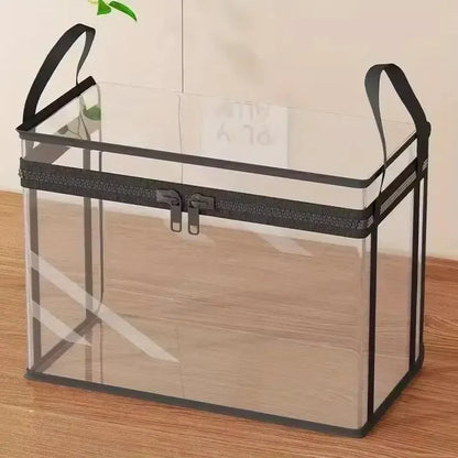 HomeVault™ Foldable Clear Storage Bag for Clutter-Free Closets