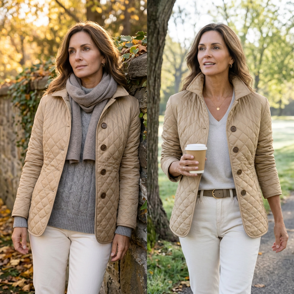Ida Amato™ Lightweight Quilted Jacket for Effortless Layering