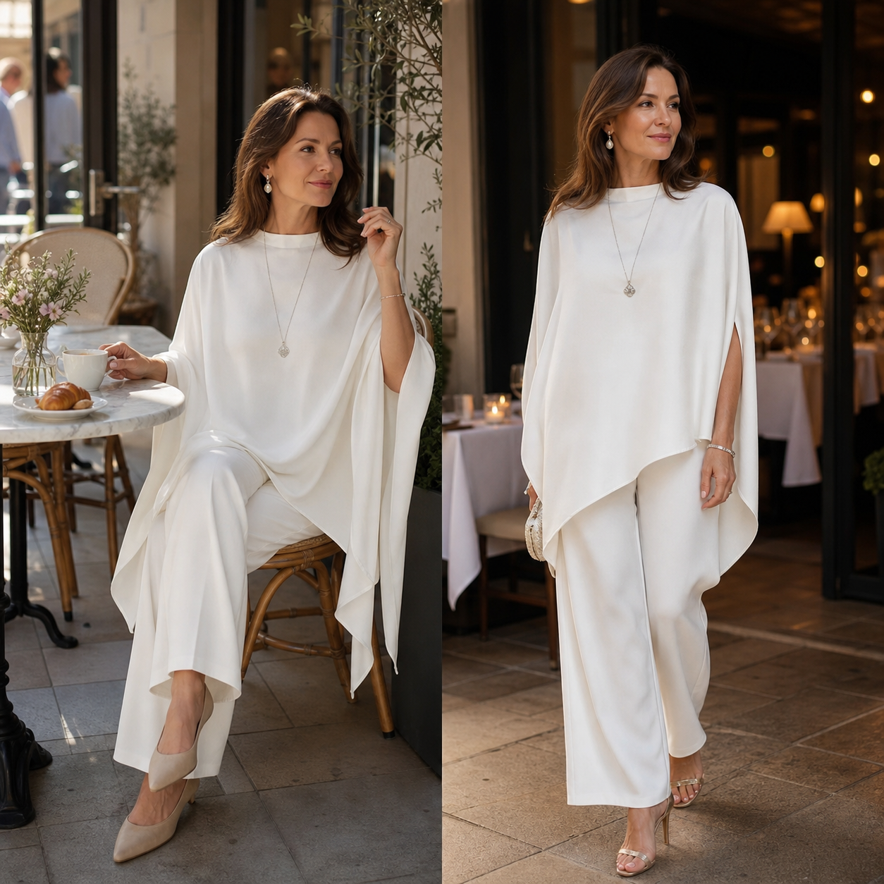 Ida Rubini™ Coordinated Two-Piece Set for Effortless Elegance