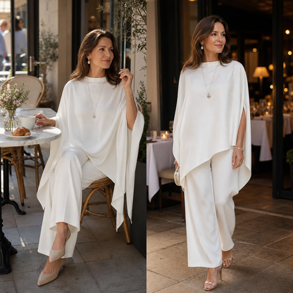 Ida Rubini™ Coordinated Two-Piece Set for Effortless Elegance