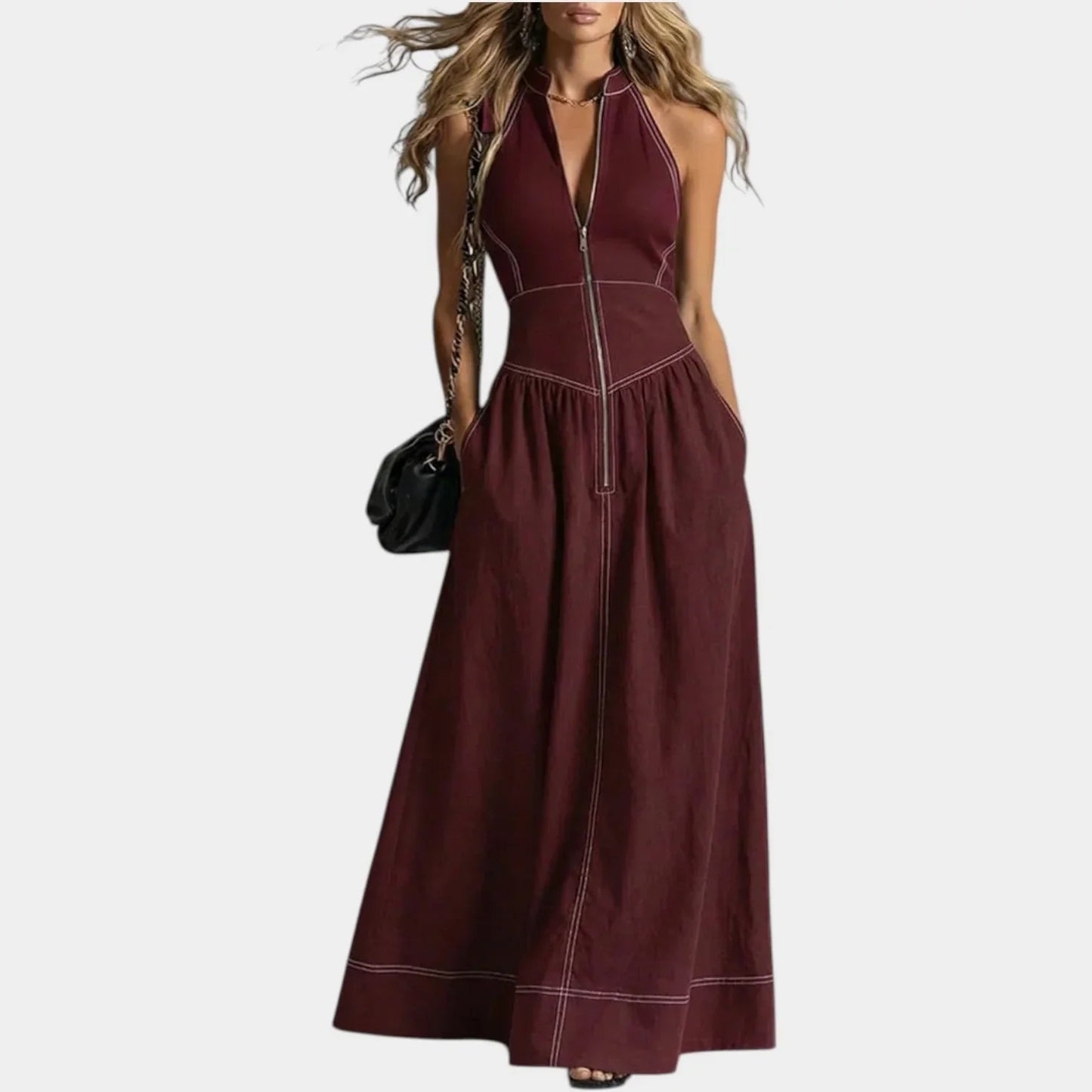 Ida Valbusa™ Effortless Sleeveless Maxi Dress for Warm Days