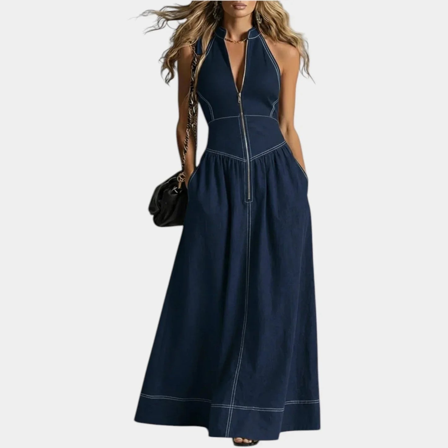 Ida Valbusa™ Effortless Sleeveless Maxi Dress for Warm Days