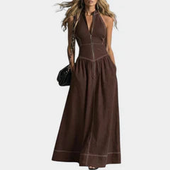 Ida Valbusa™ Effortless Sleeveless Maxi Dress for Warm Days
