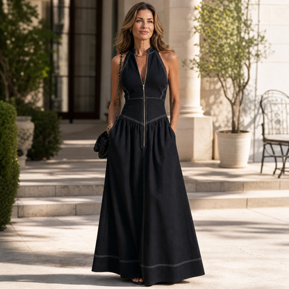 Ida Valbusa™ Effortless Sleeveless Maxi Dress for Warm Days