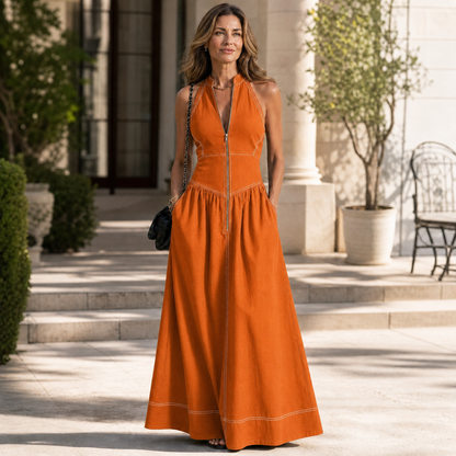 Ida Valbusa™ Effortless Sleeveless Maxi Dress for Warm Days