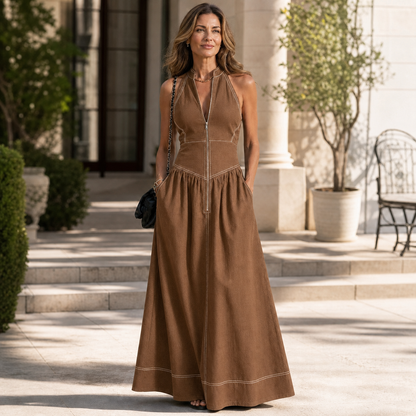 Ida Valbusa™ Effortless Sleeveless Maxi Dress for Warm Days