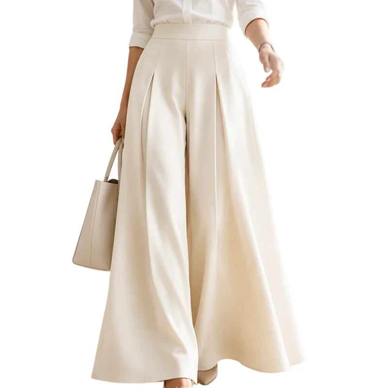 Iginia Segre™ High-Waisted Wide Pants for Effortless Workwear