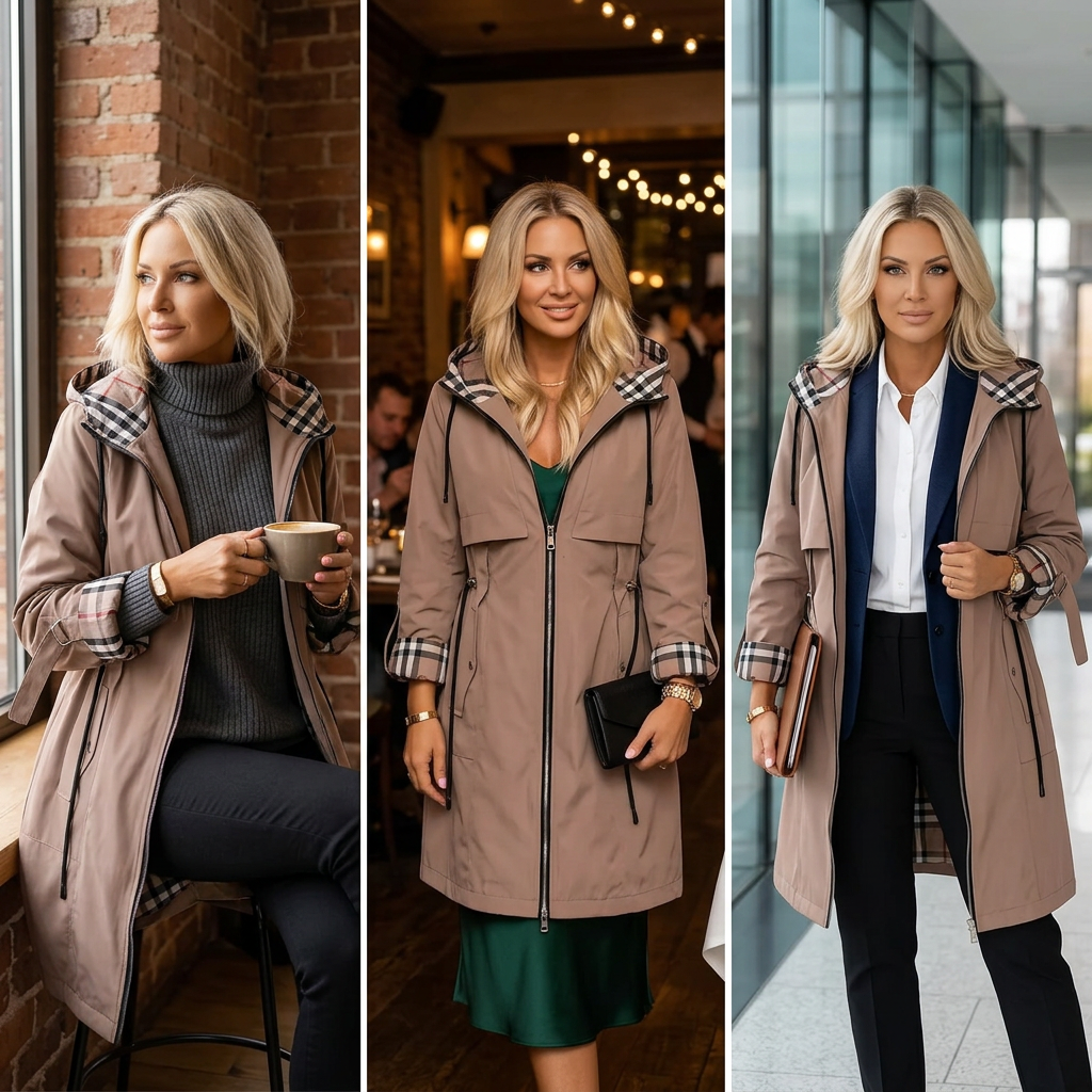 Ignazia Marangoni™ Elegant Trench Coat for Effortless Everyday Style