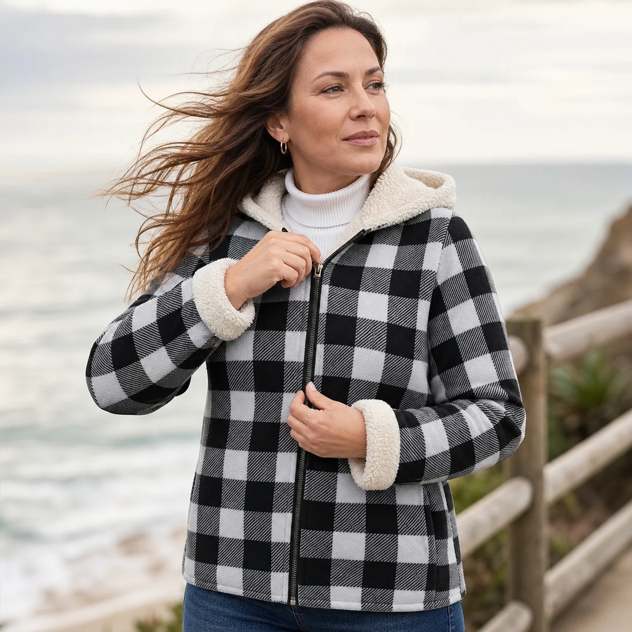 Ilaria Berardi™ Warm Hooded Jacket for Everyday Comfort