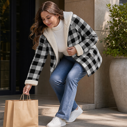 Ilaria Berardi™ Warm Hooded Jacket for Everyday Comfort