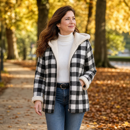 Ilaria Berardi™ Warm Hooded Jacket for Everyday Comfort