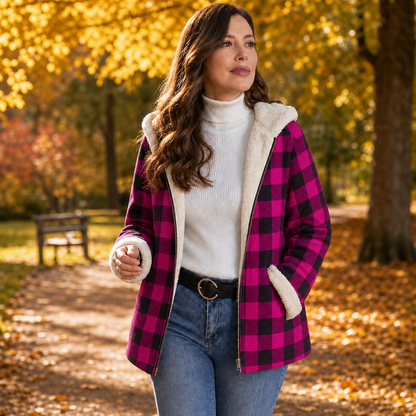 Ilaria Berardi™ Warm Hooded Jacket for Everyday Comfort
