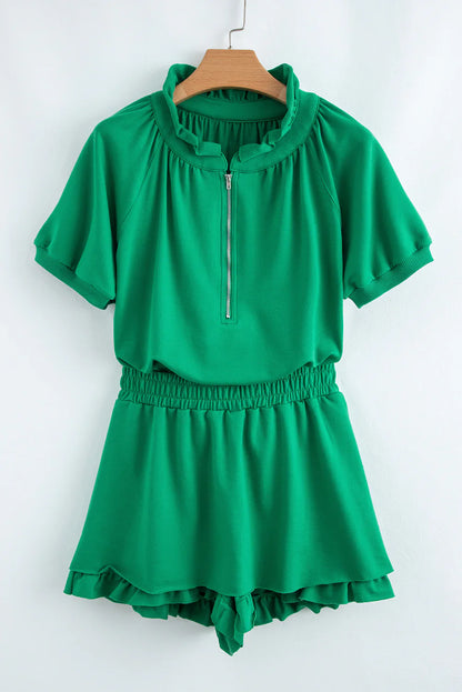 Ilaria Pomi™ Effortless Two-Piece Set for Cool Summer Days