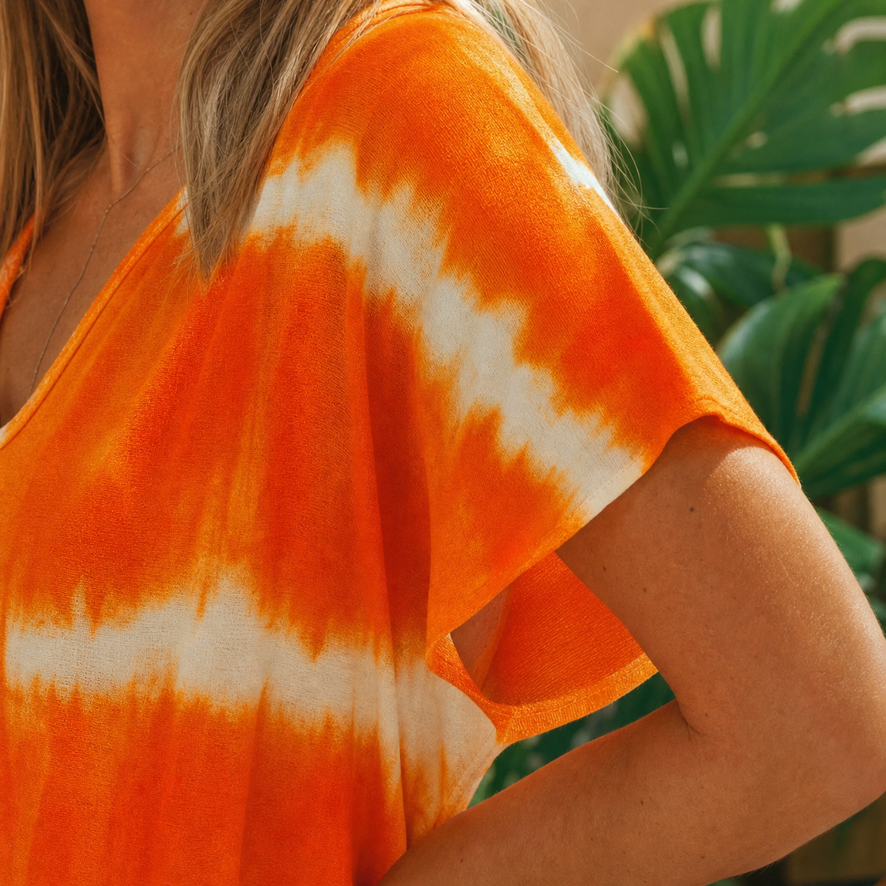 Ilaria Violante™ Breathable Striped Batik Summer Dress