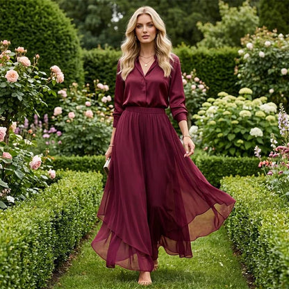 Ilda Brentani™ Elegant Wide-Leg Pants for Evenings
