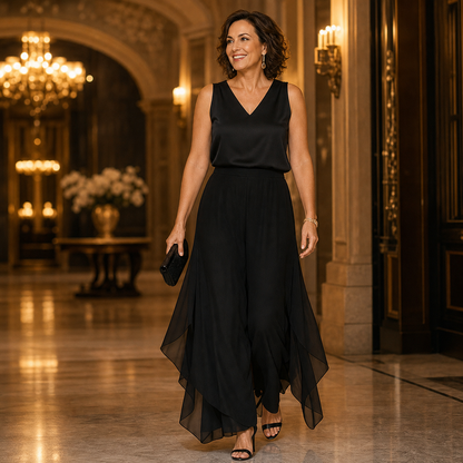 Ilda Brentani™ Elegant Wide-Leg Pants for Evenings