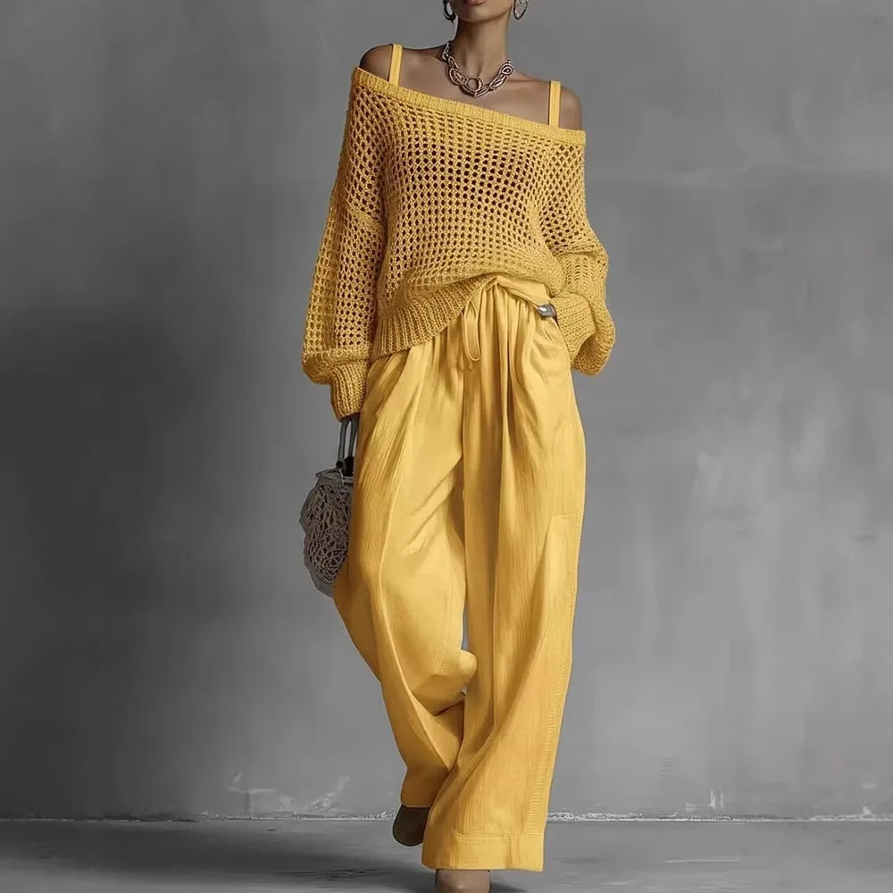 Ilda Susini™ Coordinated Two-Piece Set for Effortless Style