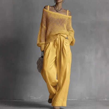 Ilda Susini™ Coordinated Two-Piece Set for Effortless Style