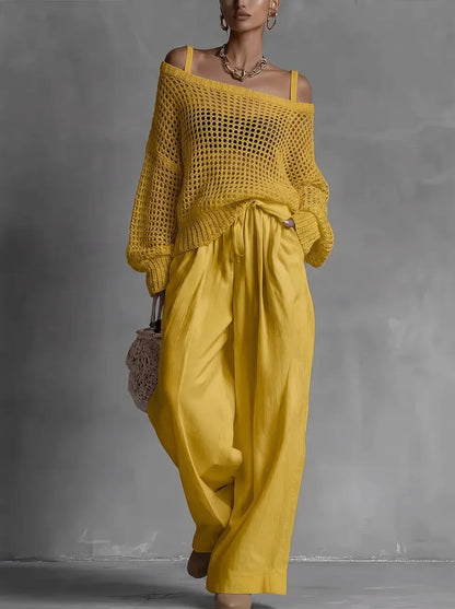 Ilda Susini™ Coordinated Two-Piece Set for Effortless Style