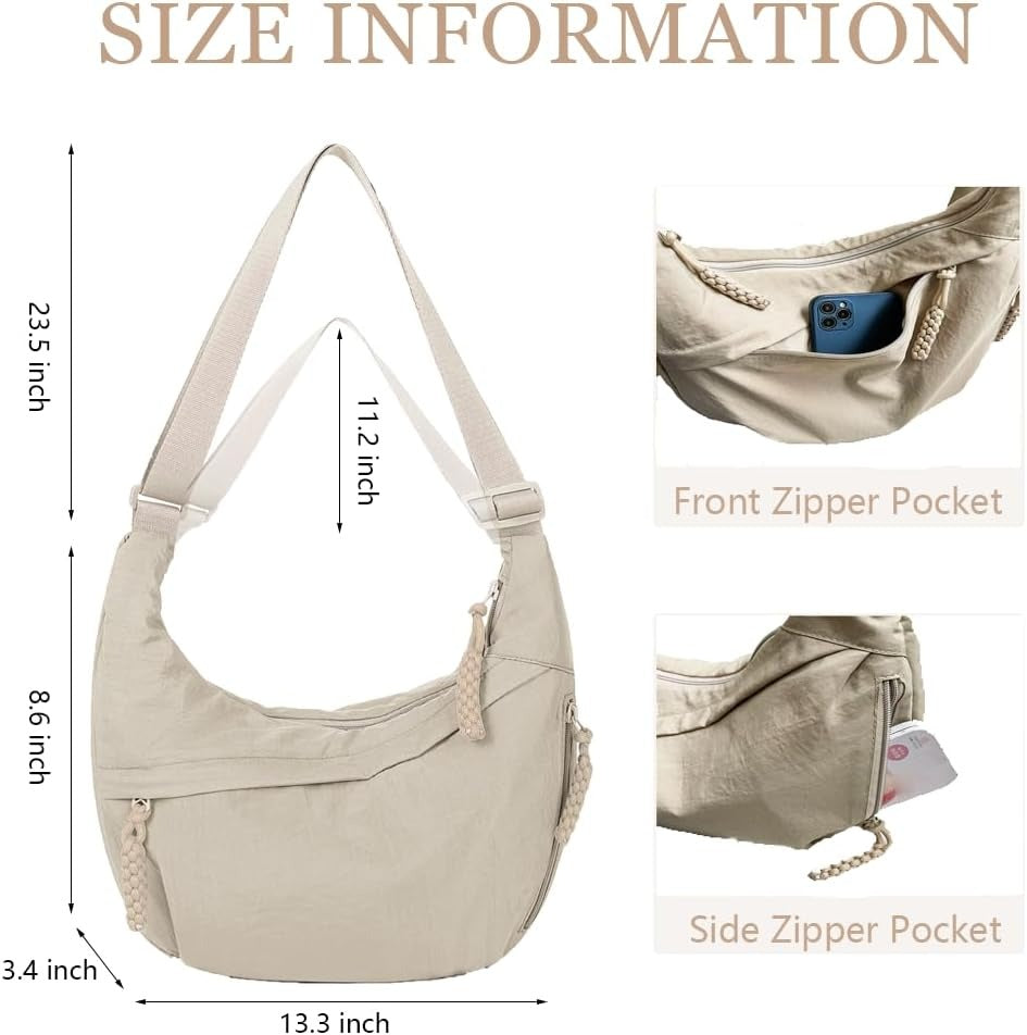 CompactCarry Pro™ Minimalist Nylon Crossbody Bag