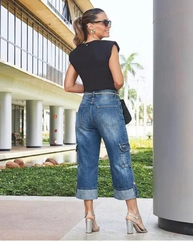 Novella Trecastelli™ Wide Leg Cargo Pants for Everyday Comfort