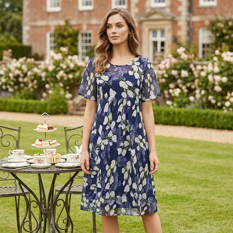 Immacolata Cardillo™ Elegant A-Line Knee-Length Dress