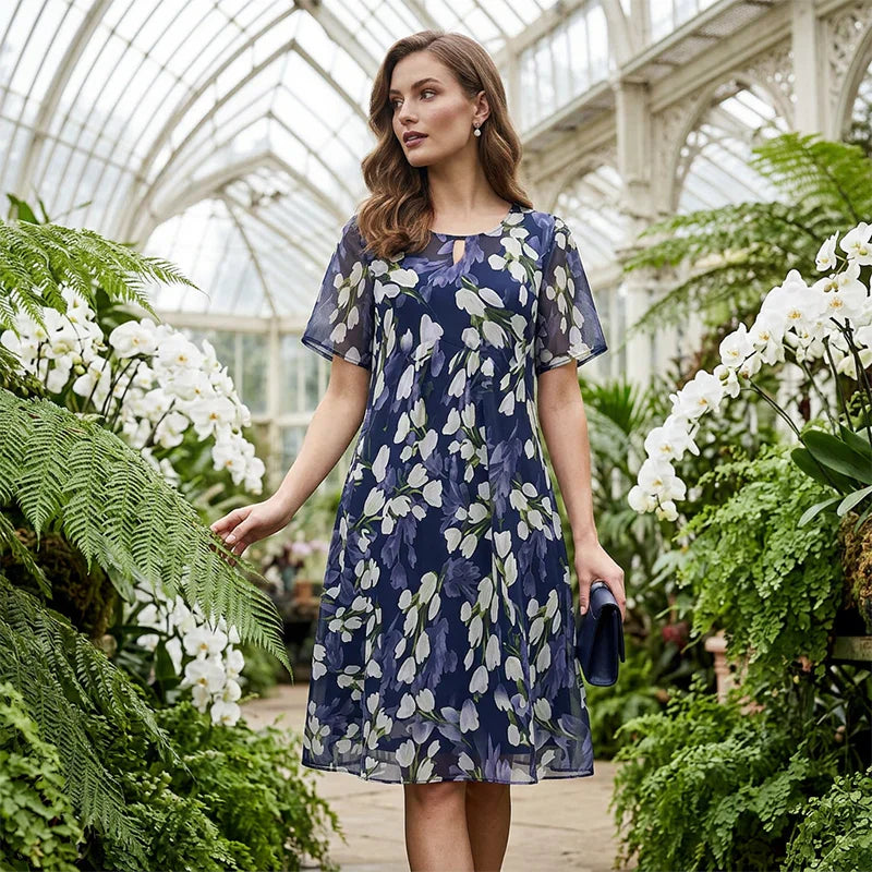 Immacolata Cardillo™ Elegant A-Line Knee-Length Dress