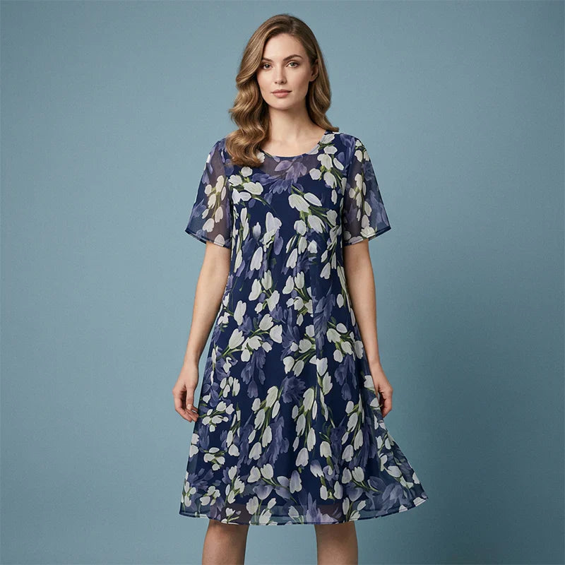 Immacolata Cardillo™ Elegant A-Line Knee-Length Dress