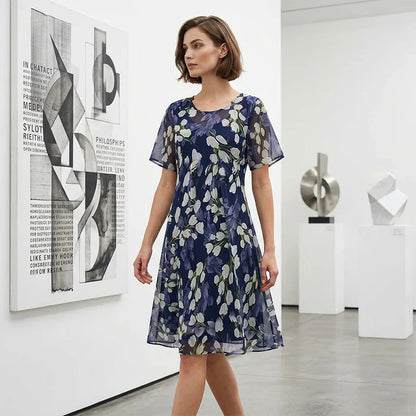 Immacolata Cardillo™ Elegant A-Line Knee-Length Dress