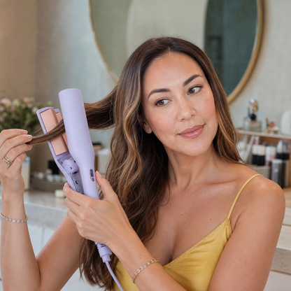IonCurl Pro™ Gentle Ionic Curling Wand for Beautiful Waves