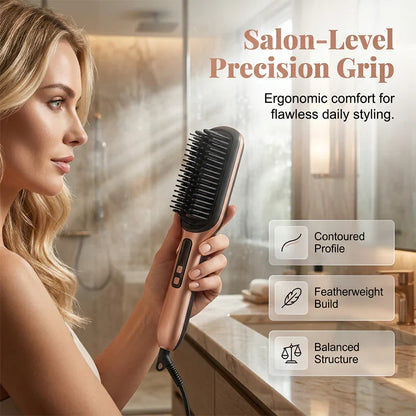 Ionelle™ Ionic Hair Straightener for Frizz-Free Mornings