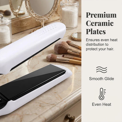 Ionvelle™ Ionic Straightener and Curler for Frizz-Free Shine