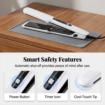Ionvelle™ Ionic Straightener and Curler for Frizz-Free Shine