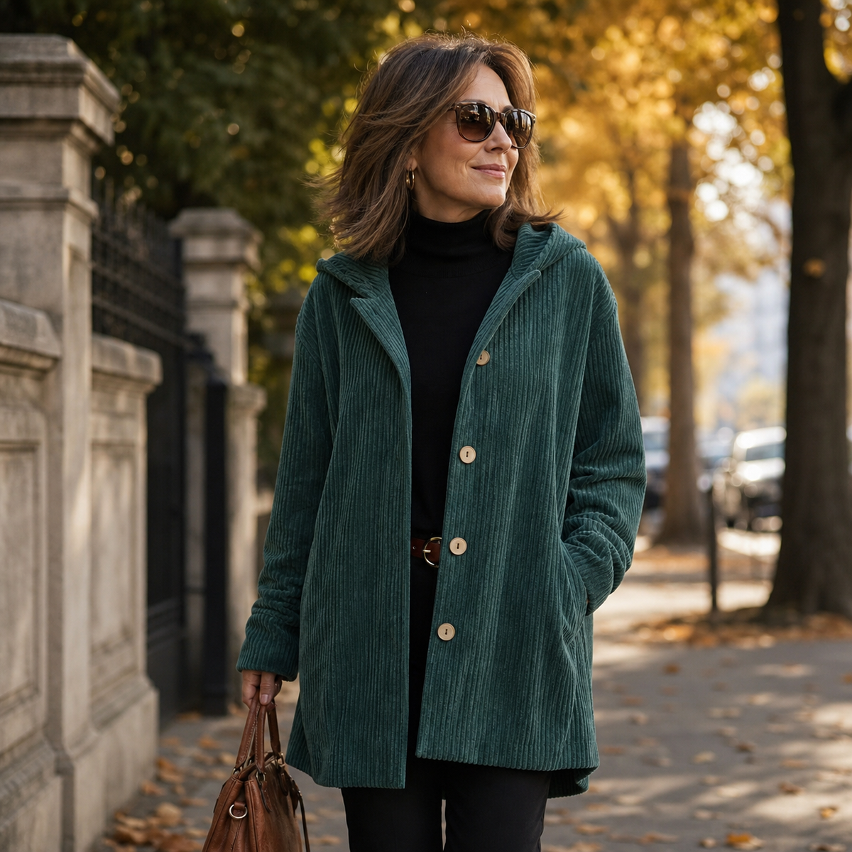Iride Navarra™ Cozy Transitional Coat for Effortless Style