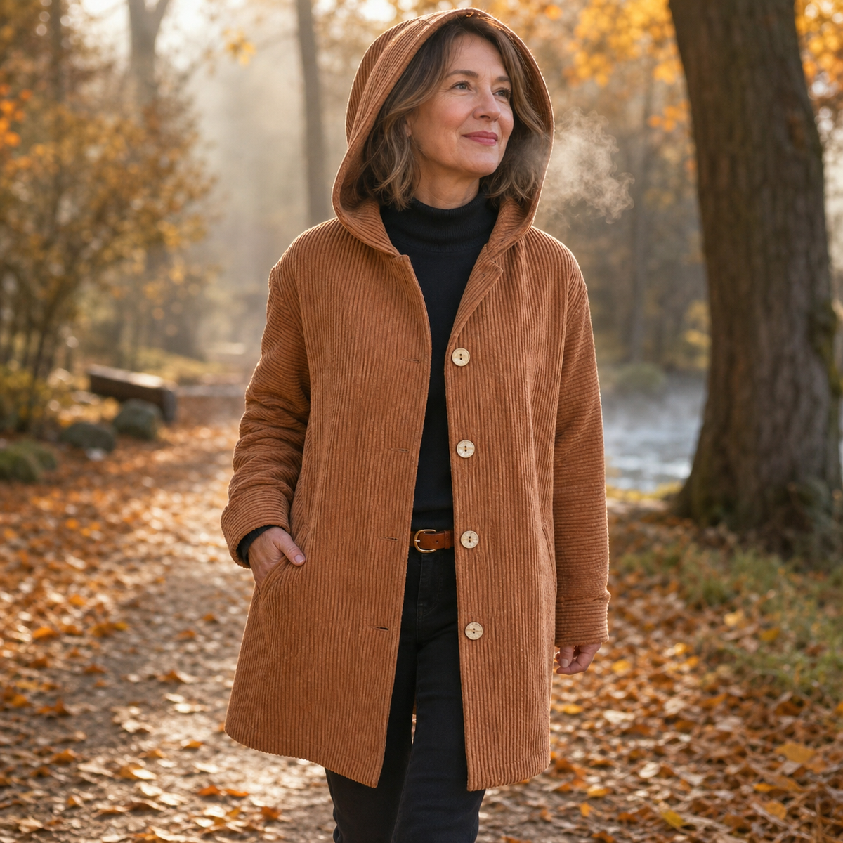 Iride Navarra™ Cozy Transitional Coat for Effortless Style