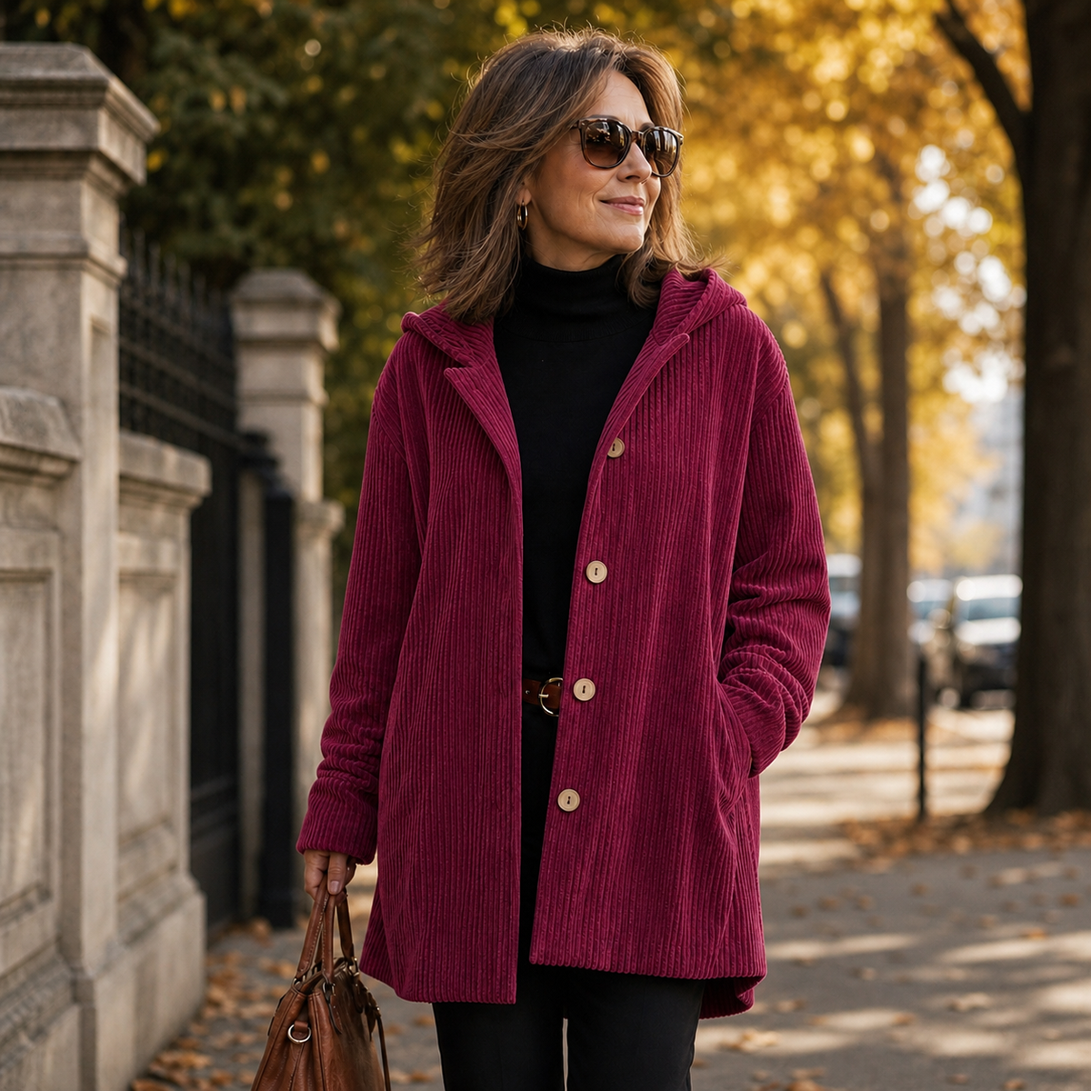 Iride Navarra™ Cozy Transitional Coat for Effortless Style