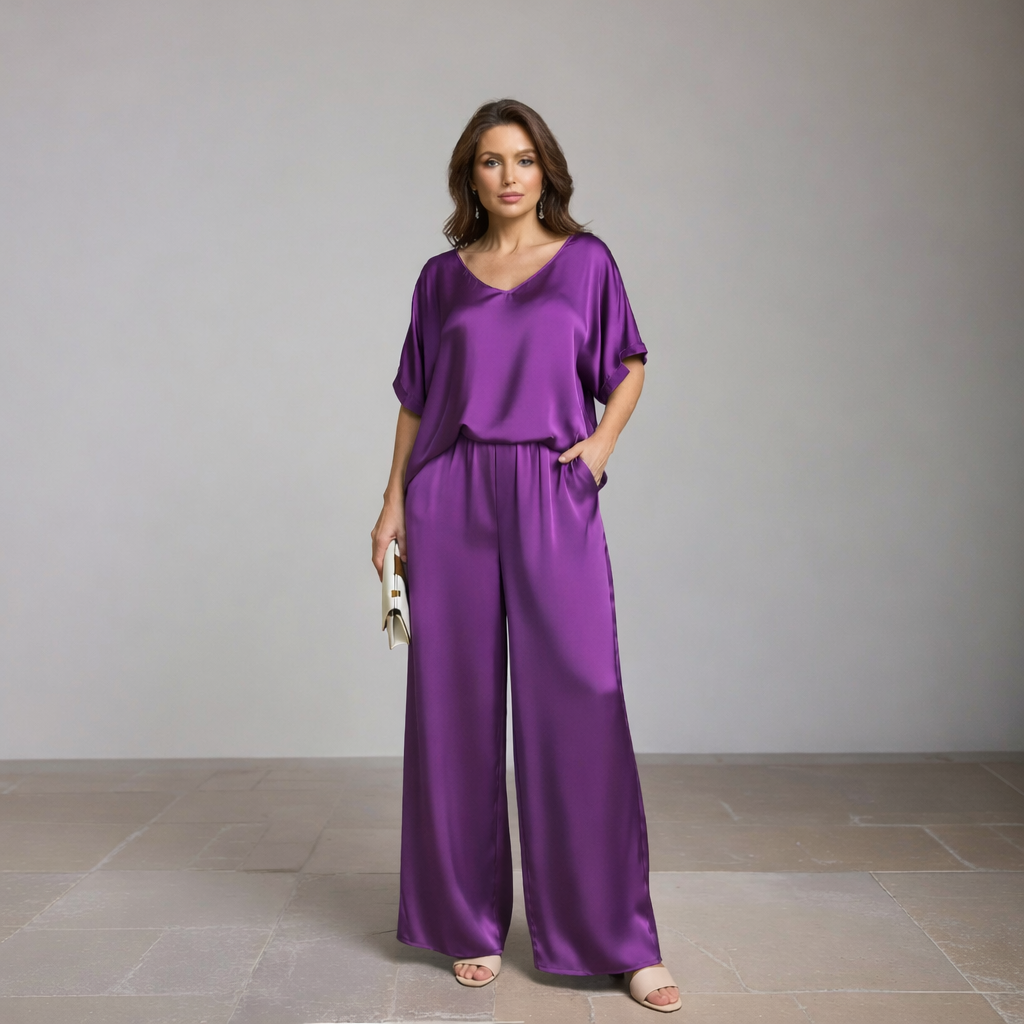 Isabella Caruso™ Soft Satin Lounge Set