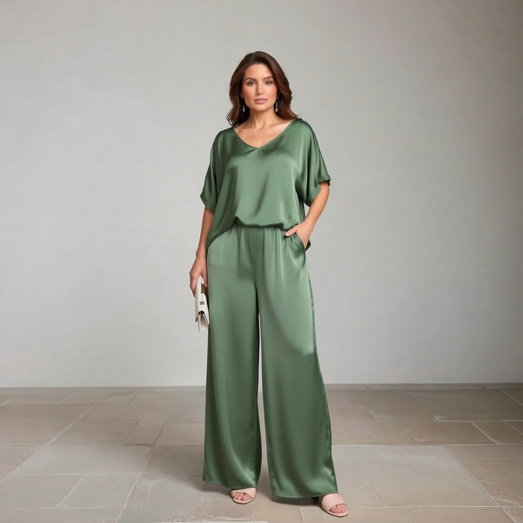 Isabella Caruso™ Soft Satin Lounge Set