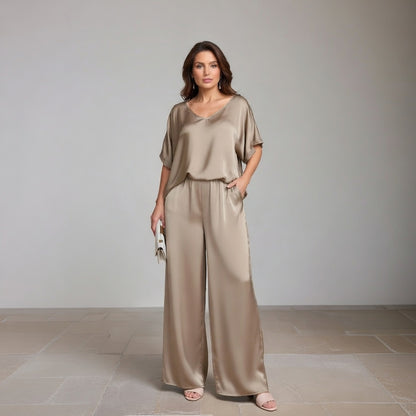 Isabella Caruso™ Soft Satin Lounge Set