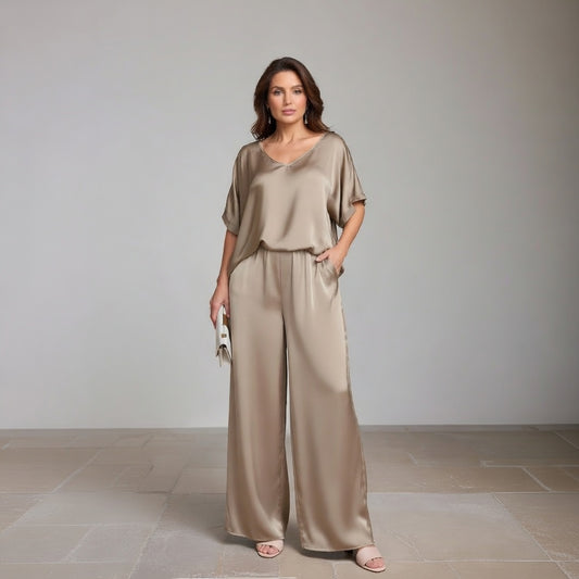 Isabella Caruso™ Soft Satin Lounge Set