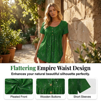 Ivana Castaldi™ Flowing Floral Tunic Top