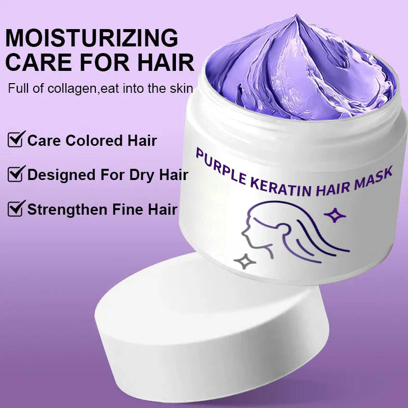 Keraglow™ Purple Toning Shampoo for Brass-Free Blonde